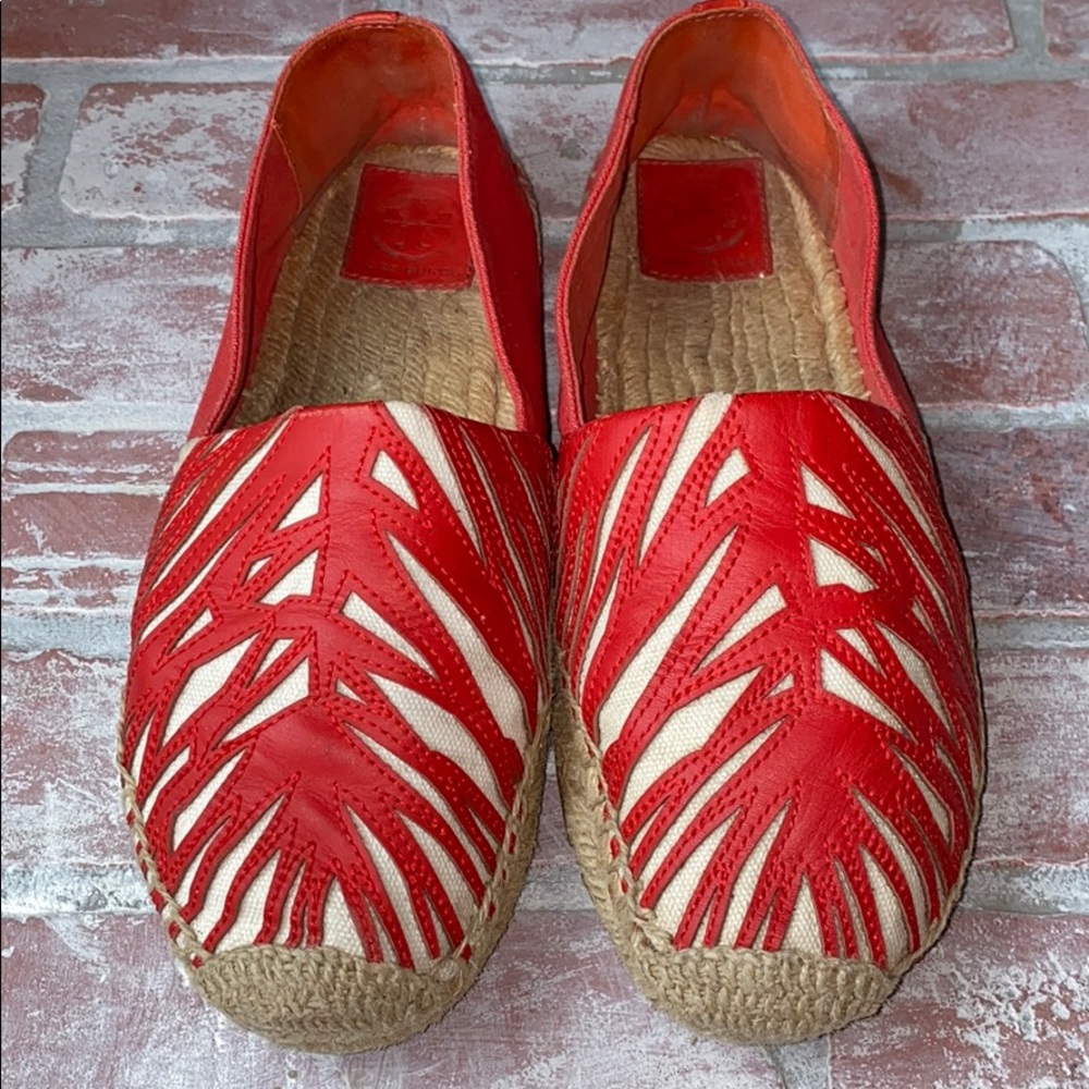 Tory Burch palm flat espadrille